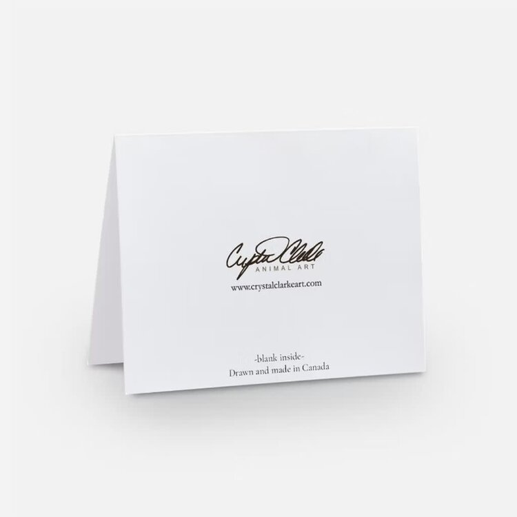 Crystal Clarke Animal Art "Room to Breathe" Duckling | Greeting Card