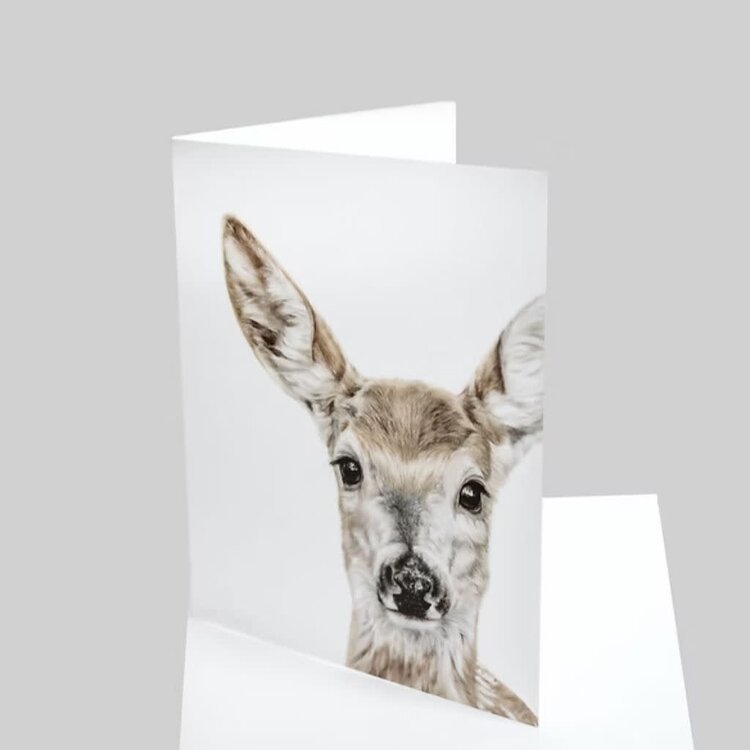 Crystal Clarke Animal Art "Grace" The Deer | Greeting Card