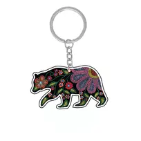Oscardo Celestial Bear | Metallic Key Chain