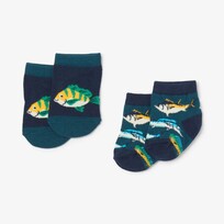 Little Blue House by Hatley Game Fish | 2-pack Socks