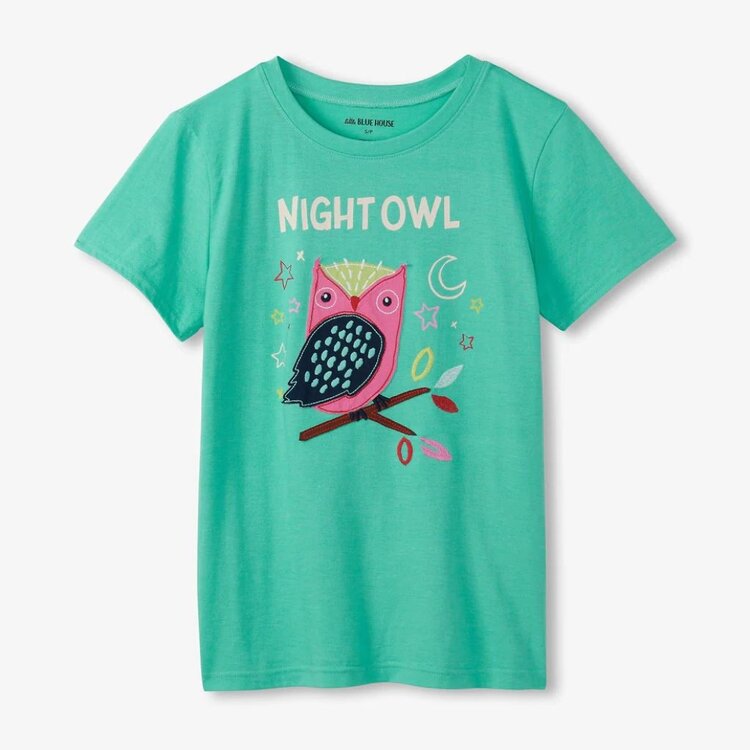 Little Blue House by Hatley Night Owl | Pajama Tee