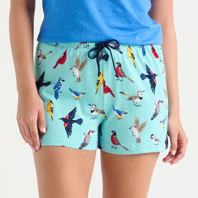 Little Blue House by Hatley Backyard Birds | Sleep Shorts