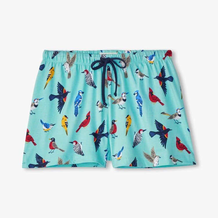 Little Blue House by Hatley Backyard Birds | Sleep Shorts