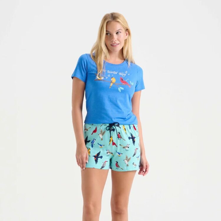 Little Blue House by Hatley Backyard Birds | Sleep Shorts