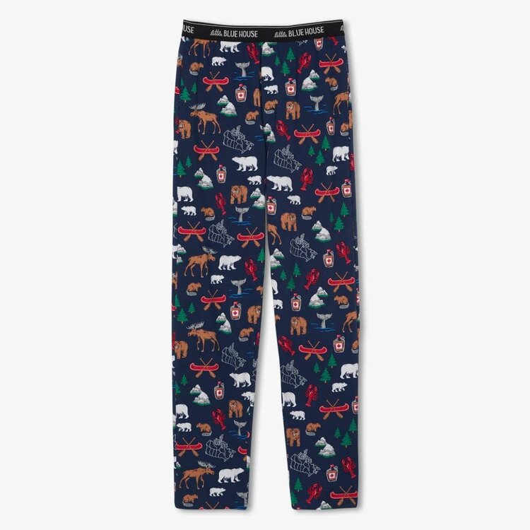Little Blue House by Hatley True North | Jersey Pajama Pants