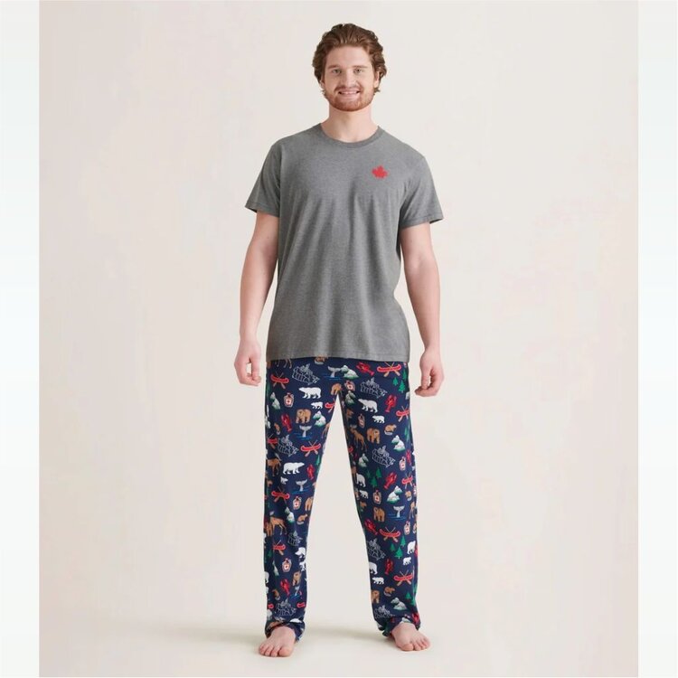 Little Blue House by Hatley True North | Jersey Pajama Pants