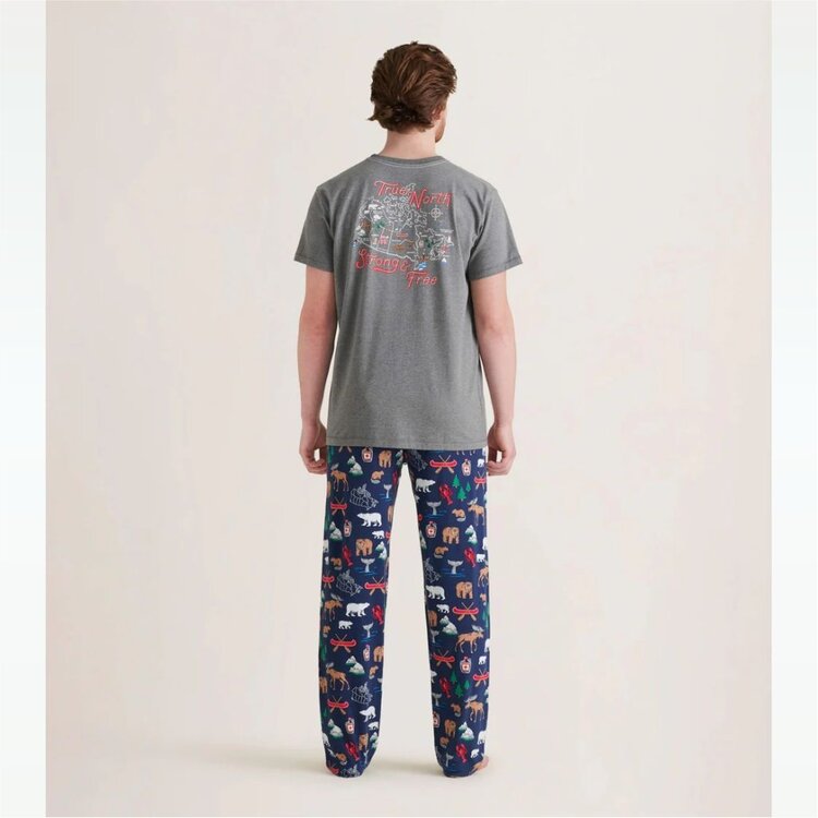 Little Blue House by Hatley True North | Jersey Pajama Pants