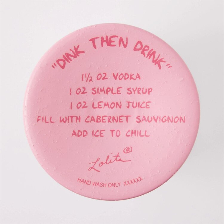 Lolita Dink then Drink | Wine Glass
