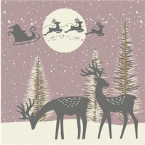Daisy Napkins Santa + Deer | Paper Napkins
