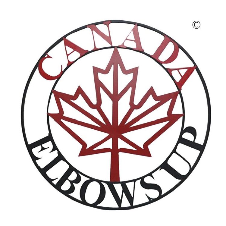 FKI 22794 - Elbows Up | Metal Wall Circle