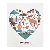MORE JOY I Love Canada |  Dishcloth
