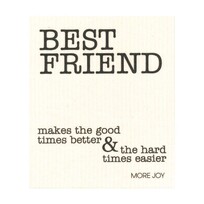 MORE JOY Best Friend |  Dishcloth