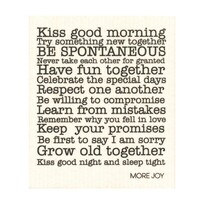 MORE JOY Rules of Love |  Dishcloth