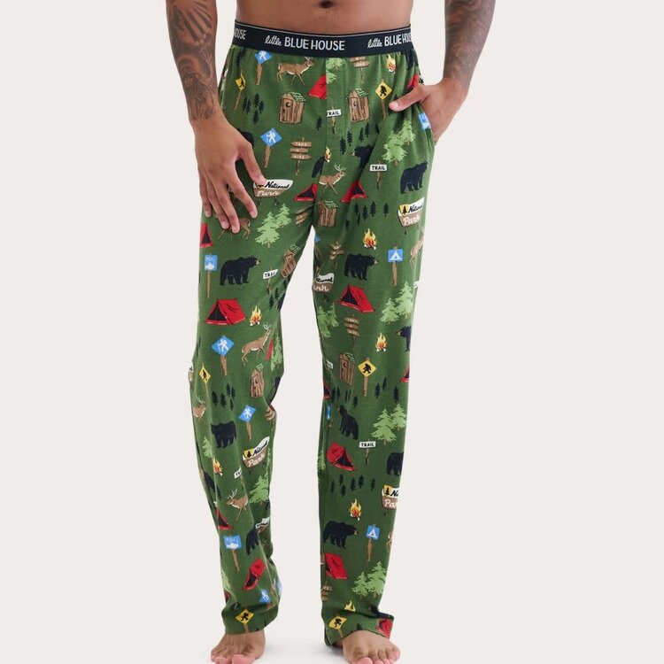 Little Blue House by Hatley True North | Jersey Pajama Pants