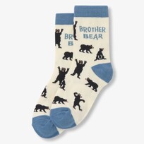 Little Blue House by Hatley Brother Bear | Crew Sock