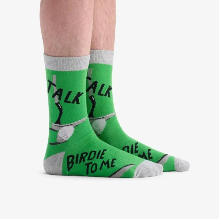 Little Blue House by Hatley Talk Birdie to Me | Crew Sock