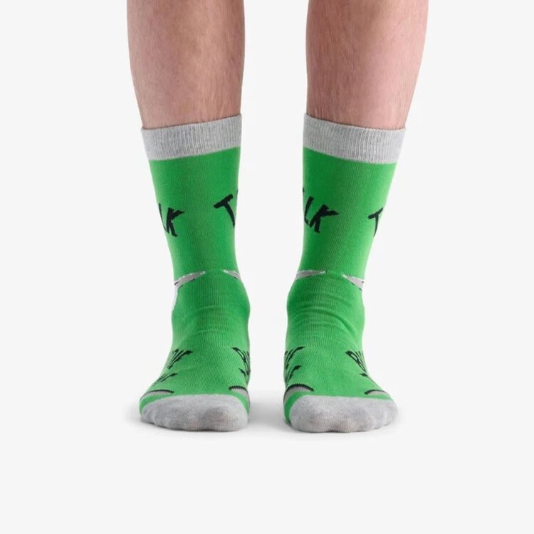 Little Blue House by Hatley Talk Birdie to Me | Crew Sock
