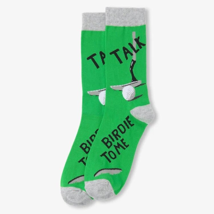 Little Blue House by Hatley Talk Birdie to Me | Crew Sock