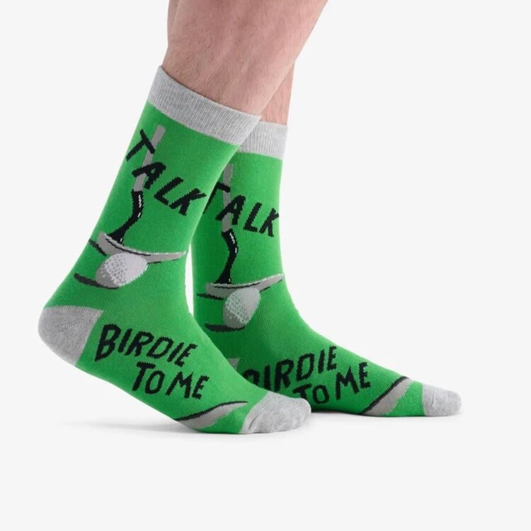Little Blue House by Hatley Talk Birdie to Me | Crew Sock