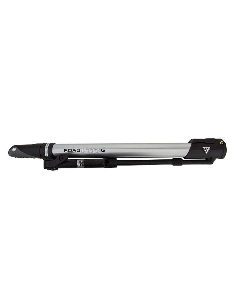 Topeak Topeak Road Morph Mini Pump with Gauge - 160psi, Silver/Black
