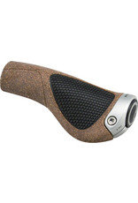 Ergon Ergon GP1-L BioKork Gripshift Grips - black/tan