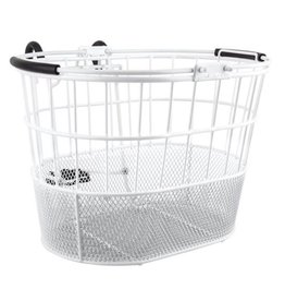 Sunlite Sunlite Front Wire/Mesh Oval White Basket with Lift-off Bracket