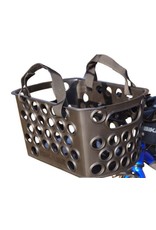 Bikase Bikase Front Bessie Basket Q/R w/Velcro Handle Straps Black