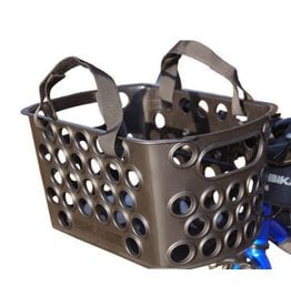 Bikase Bikase Front Bessie Basket Q/R w/Velcro Handle Straps Black