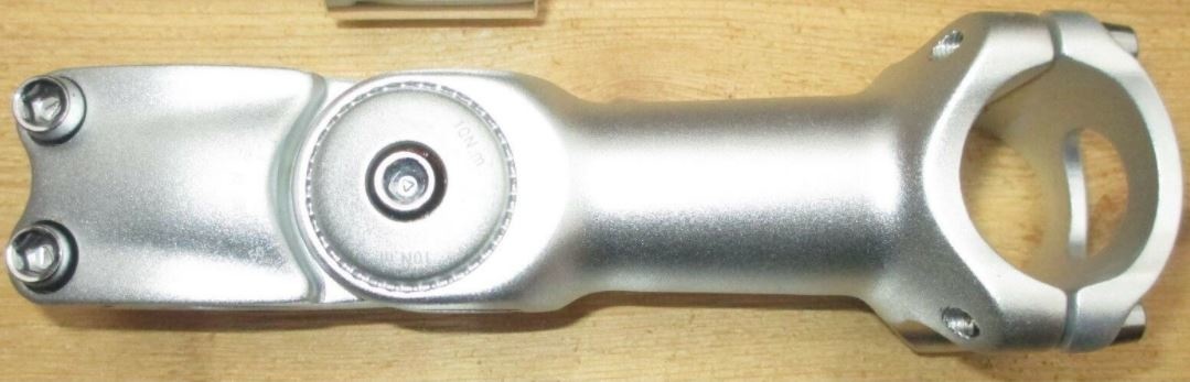 Potence De Vélo Réglable Sunlite – Sans Filet – 25,4 Mm Ou 31,8 Mm – 95 Mm – Argent