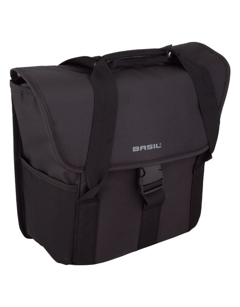 BASIL Basil Pannier Go Single Hook-on Bag Black