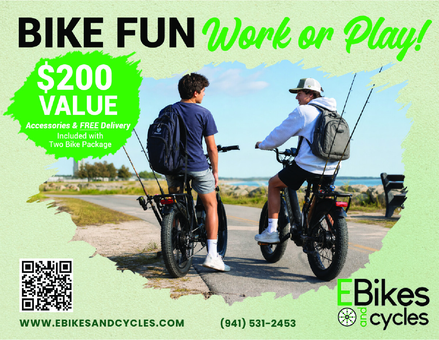Two Bike Package - $200 value in accessories and free delivery
