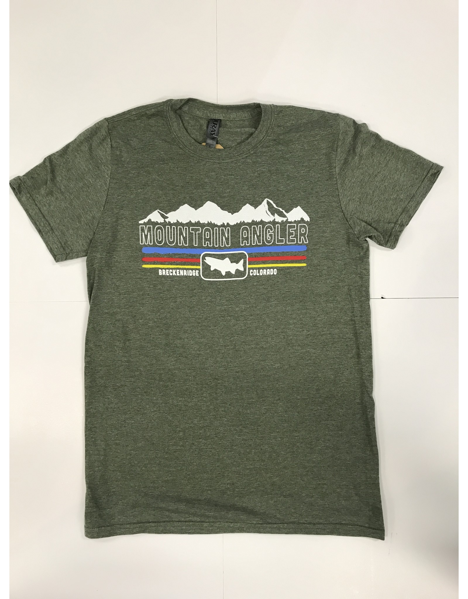 Ouray Mountain Angler LOGO Tee Shirt - Ouray  Vintage Sheer