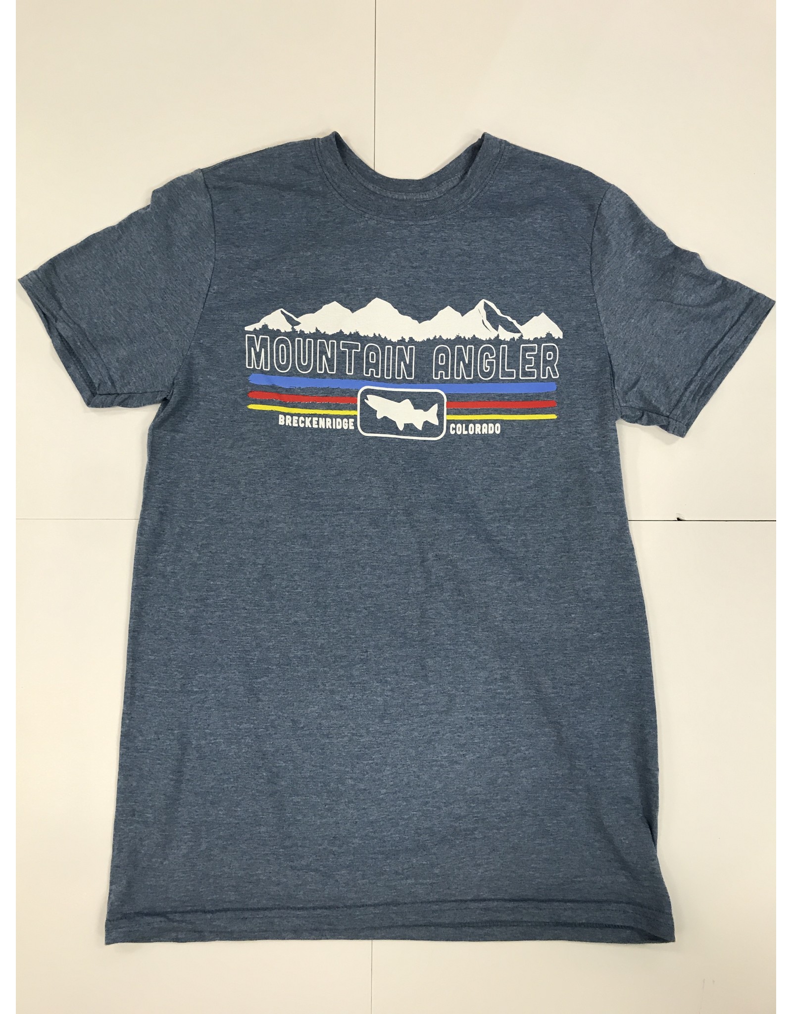 Ouray Mountain Angler LOGO Tee Shirt - Ouray  Vintage Sheer