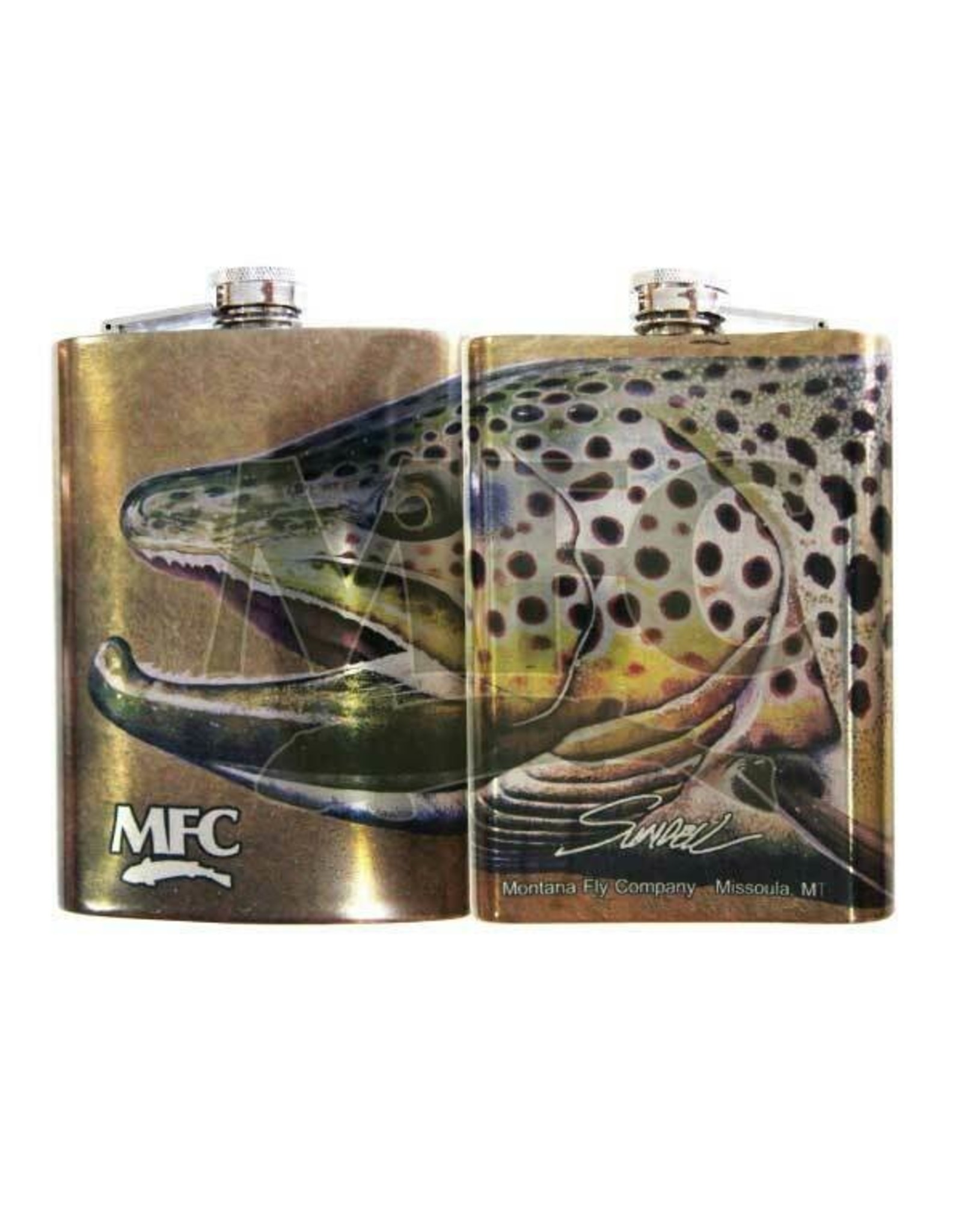 MFC - Stainless Steel Hip Flask - Mountain Angler