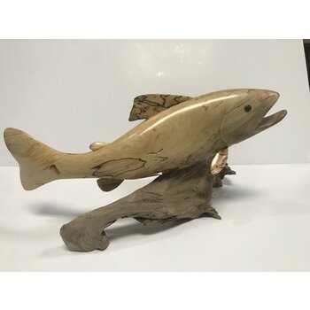 Mountain Anlger Carved Trout - Small