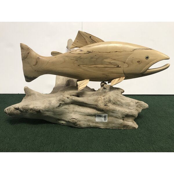 Mountain Anlger Carved Trout - Large