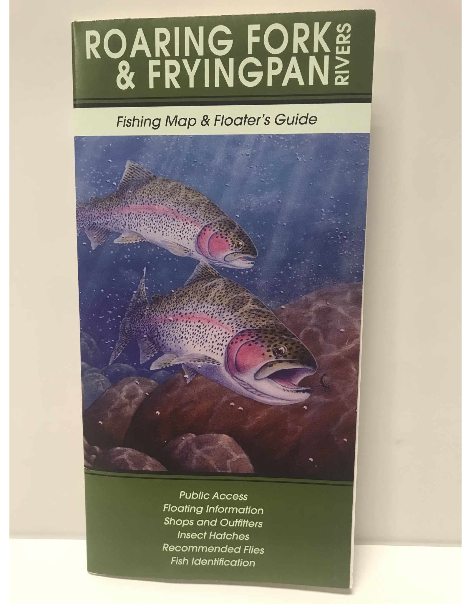 Shook Book Publishing The Fly Fish Guide Company - Roaring Fork & Frying Pan River Map