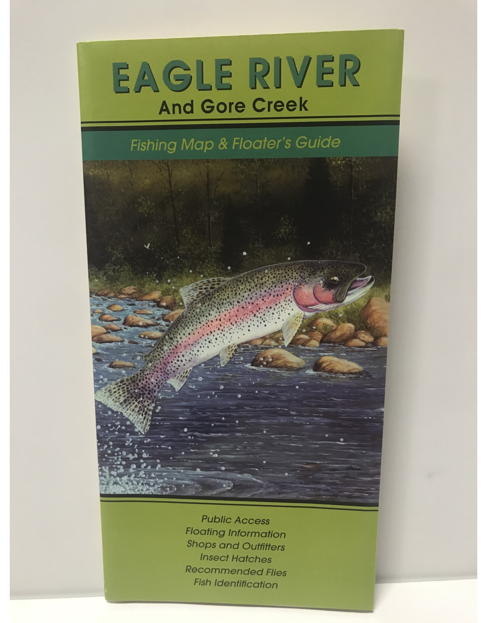 Shook Book Publishing The Fly Fish Guide Company - Eagle River Map