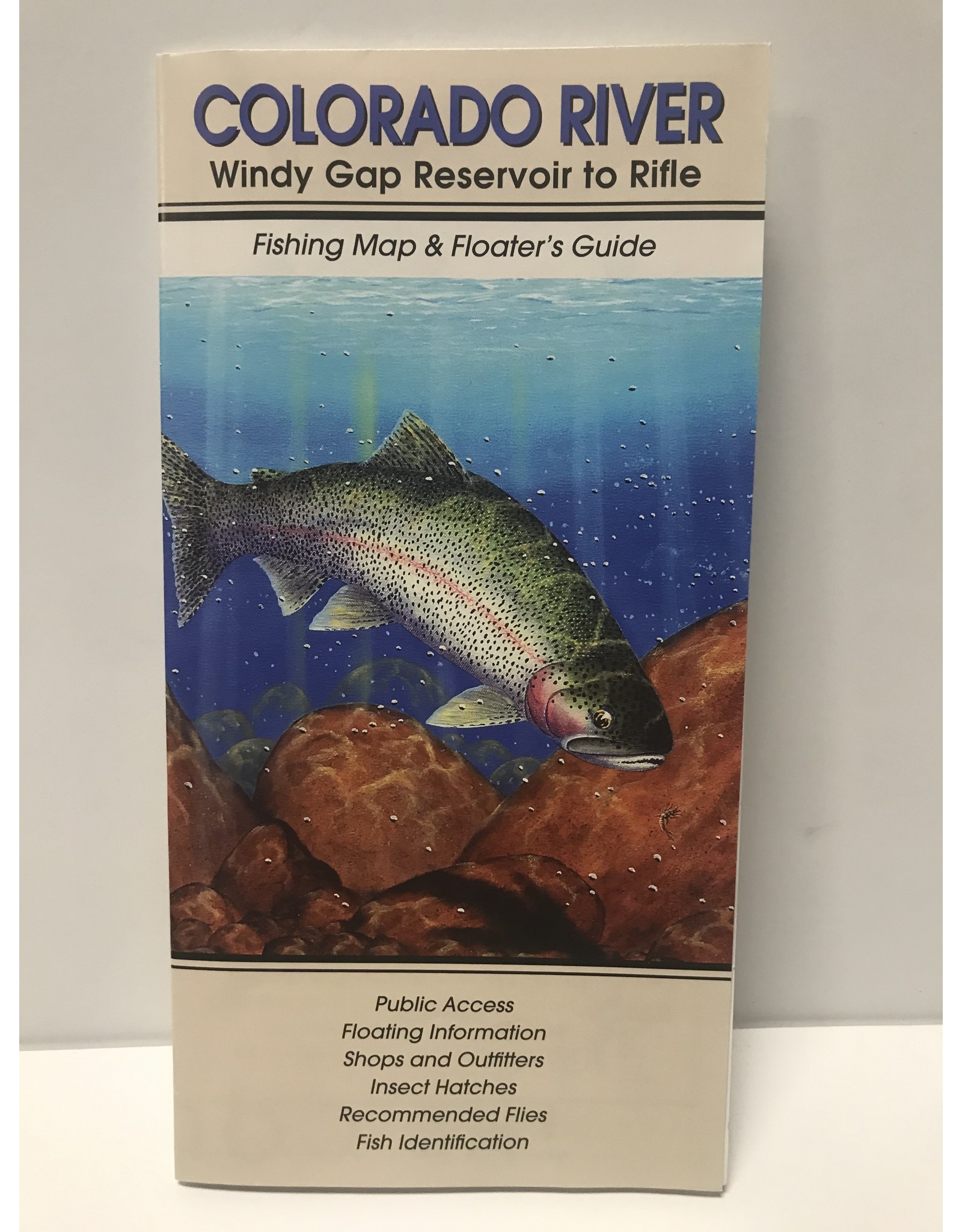 Shook Book Publishing The Fly Fish Guide Company - Colorado River Map