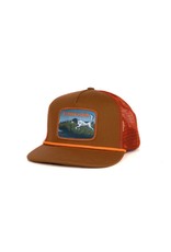 Fishpond Fishpond - On Point Trucker Hat Sandbar/Orange