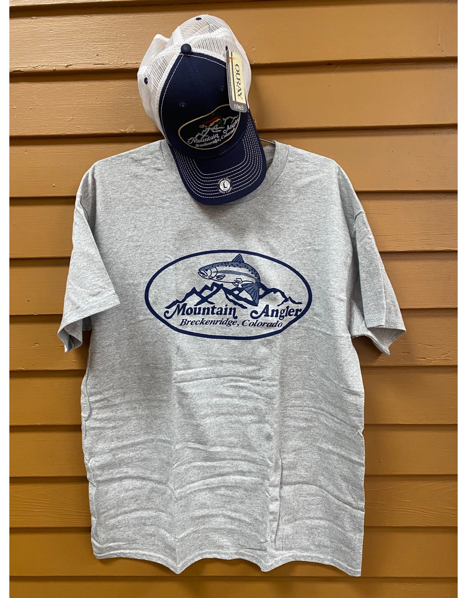 Ouray Mountain Angler Logo - Mesh Cap/Shirt