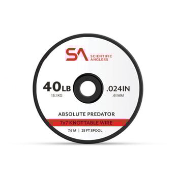 Scientific Anglers Absolute Predator 7X7 Knottable Wire Tippet