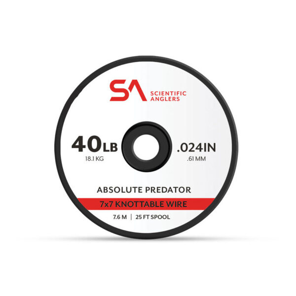 Scientific Anglers SA - Absolute Predator 7X7 Knottable Wire Tippet