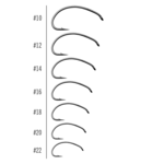 MFC MFC - Light Wire Scud Hook  - 25 Pack