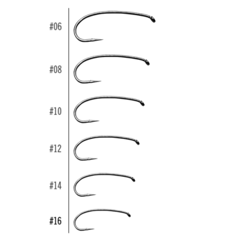 MFC MFC - 2XL Curved Stonefly & Hopper Hook  - 25 Pack
