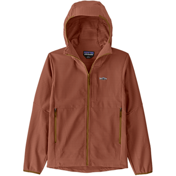 Patagonia  Men's R1 TechFace Fitz Roy Trout Hoody