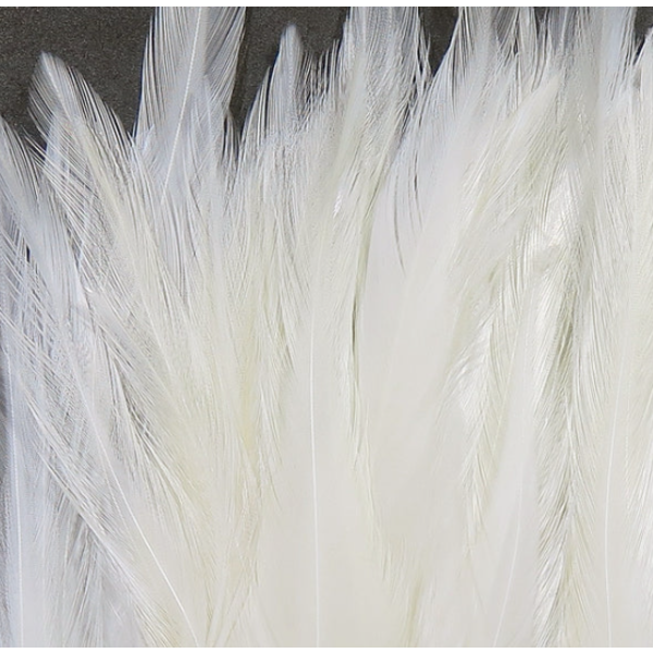 Hareline Hareline - 5-7” Dyed Over White Strung Saddle Hackle