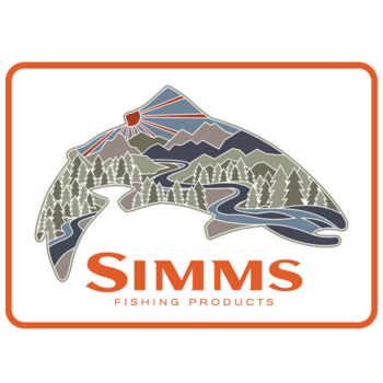 Simms Simms - Troutscape Sticker
