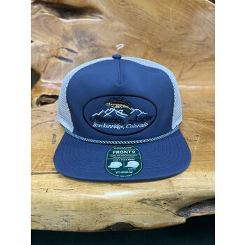Ouray Ouray - Front Nine Adjust. (F9A) Hat Sea Blue / Silver