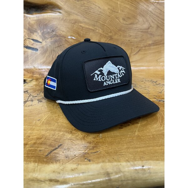 Ouray Richardson - 258 Hat Black w/ White Rope (MA Patch)